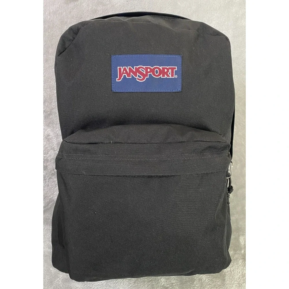 JanSport Backpack Adult OSFM Black SuperBreak Classic School Travel Bag